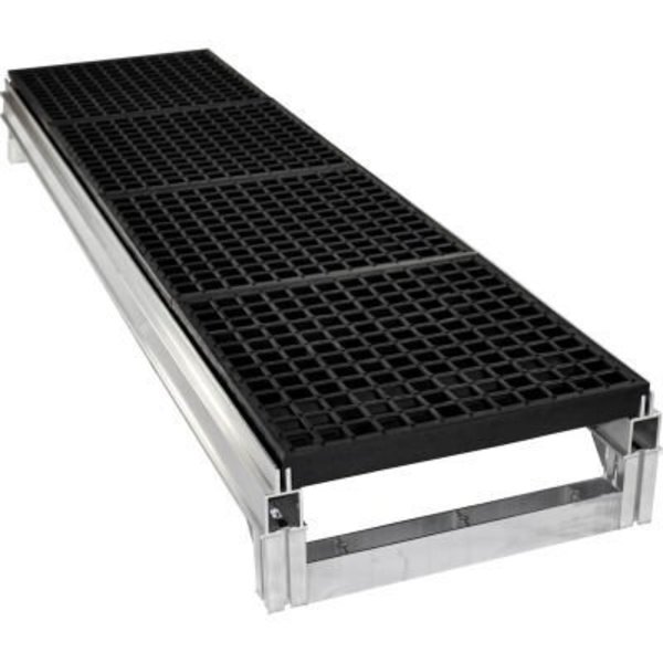 Tennesee Mat Co Wearwell FOUNDATION Open Platform KIT 8inH x 36inW x 54inL FP2x8x36x54BK